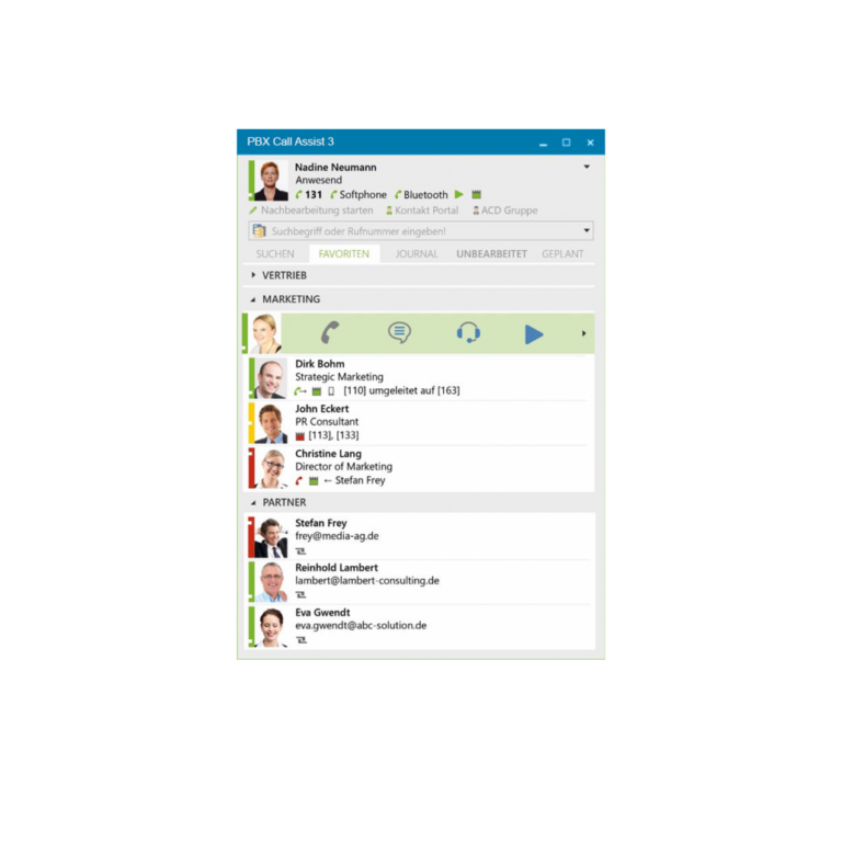 Auerswald PBX Call Assist